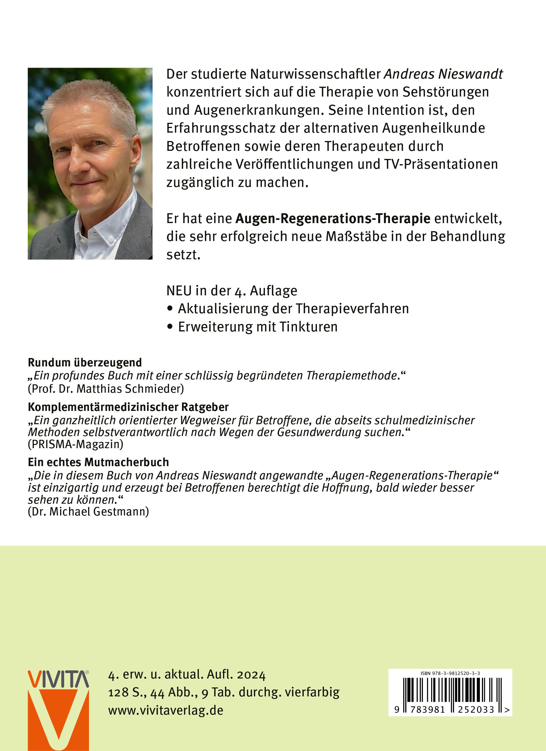 Grüner Star - Grauer Star - Trockenes Auge