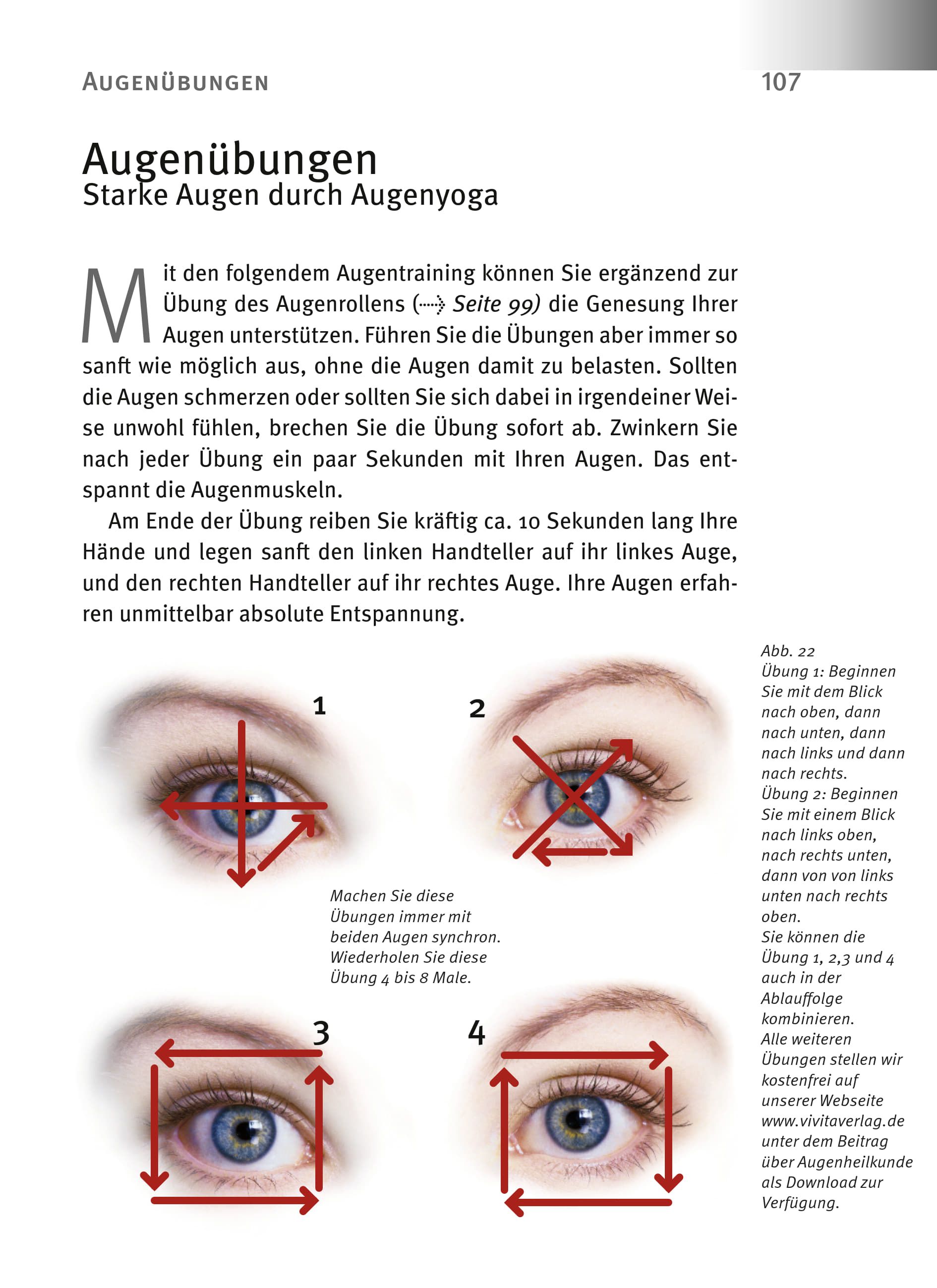Auszug Augenübungen: Makuladegeneration, Diabetische Retinopathie